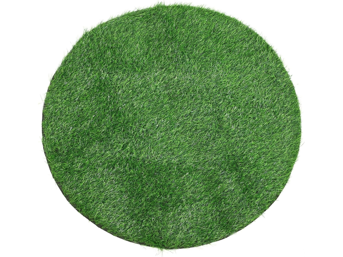 Tapete De Grama Sintética Verde Para Exterior Em Plástico.