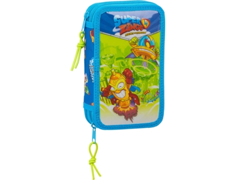 Estuche Doble SAFTA Superzings Serie 5 con Carga 28 Piezas (12,5x19,5x4cm)