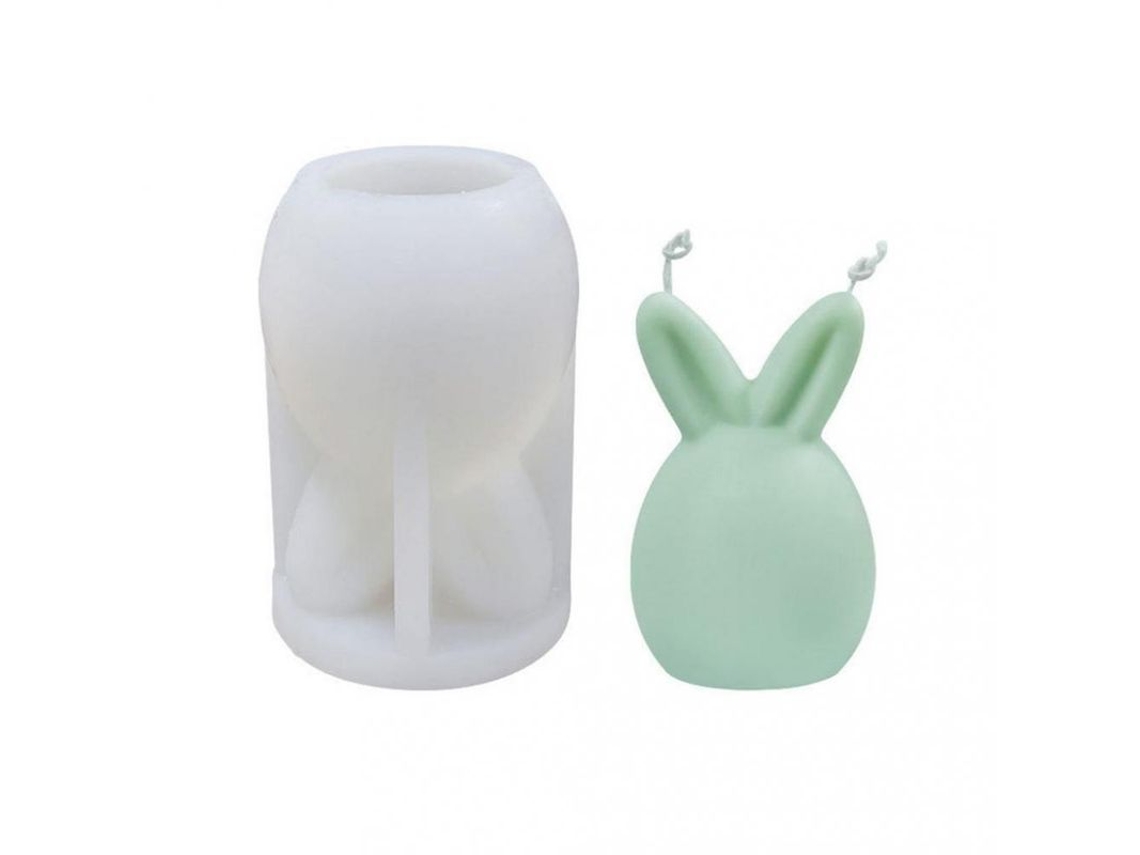 2026-molde De Silicona Conejo Pascua 3d Para Velas Pasteles Jabón Yeso Diy Herramienta De Manualidad A