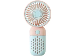 Mini ventilador de mesa portátil USB para uso doméstico y exterior.