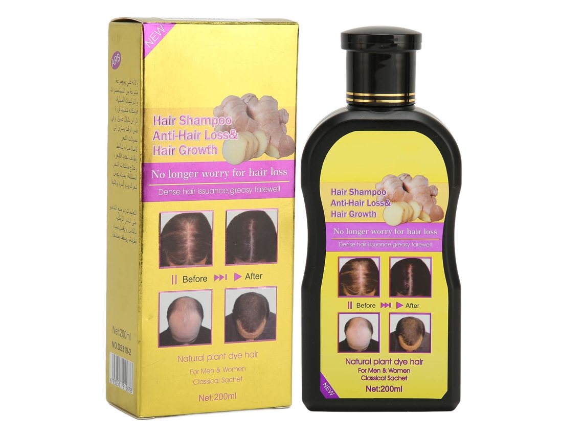 Champú Volumizador Para Cabello Con Extractos Vegetales Tratamiento Capilar Para Hombres Y Mujeres 200ml