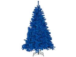 Árbol de Navidad BELIANI Farnham de PVC Azul 150x150x210