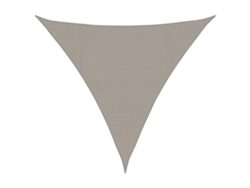 Toldo Vidaxl estilo vela gris (4,5 x 4,5 x 4,5 m)