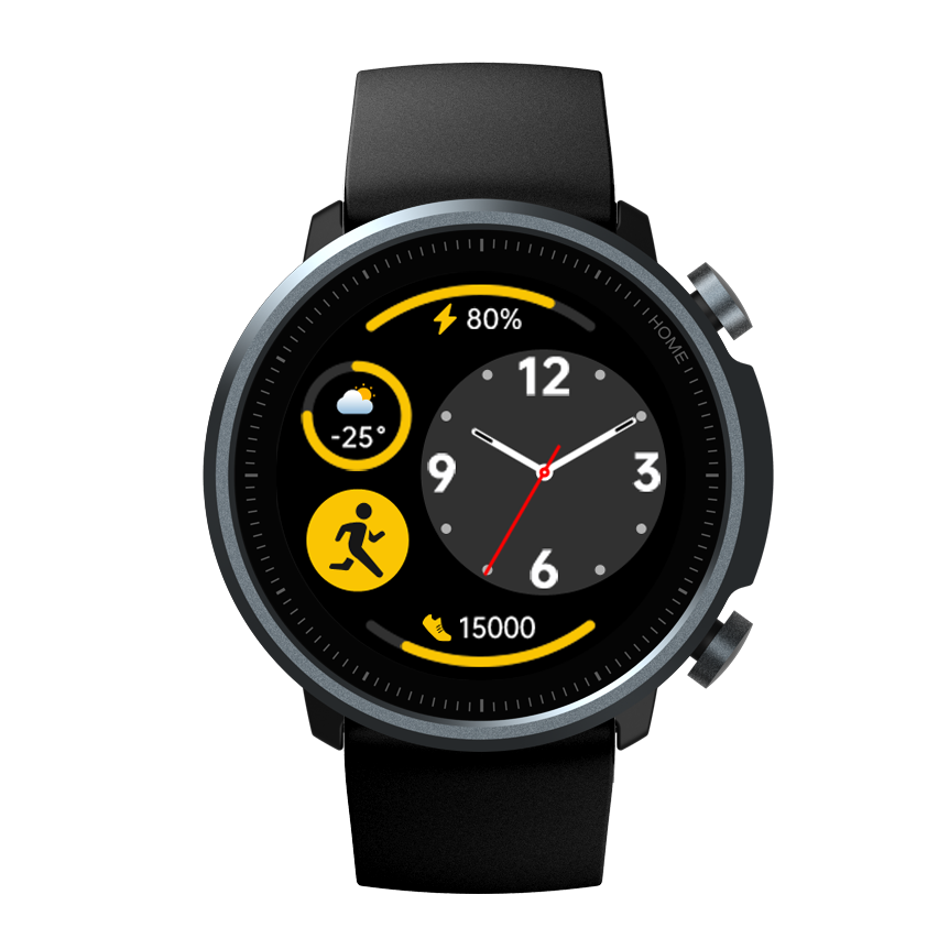 Smartwatch A1 Versión mundial Monitor de Frecuencia Cardiaca de Oxígeno en la Sangre 5Atm Impermeable Bluetooth A50