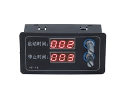 Módulo Controlador De Motor Interruptor Temporizador Digital Yf-15 Com Tela Led Para Gerador