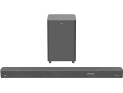 Soundbar HAIERHIGH ATMOS Metal (3.1 Canales - 240W - Subwoofer Inalámbrico)