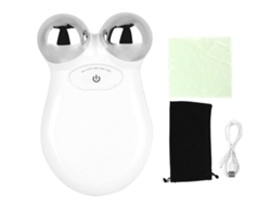 Masajeador Facial De Microcorriente, Dispositivo De Belleza, Masajeador Facial 3d En Forma De Y, Blanco