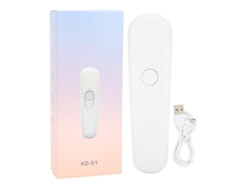 Lámpara LED UV portátil Rebe para limpieza de uñas y manicura, varilla de limpieza UV con mango ergonómico, color blanco.