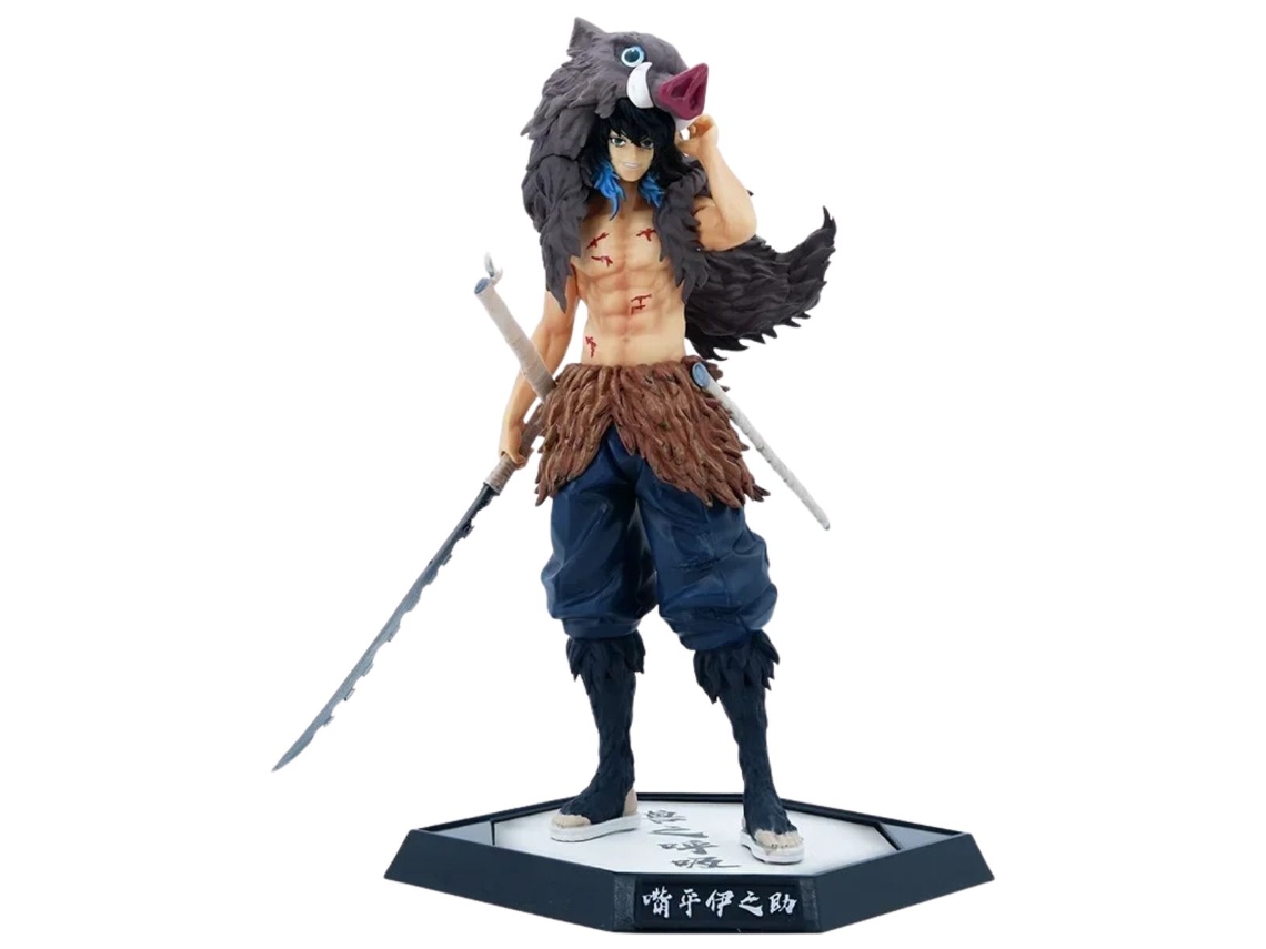 Estatua de Demon Slayer | Inosuke Hashibira Respiración Bestial | 30 cm | Kimetsu no Yaiba | Figura de acción | Suelta