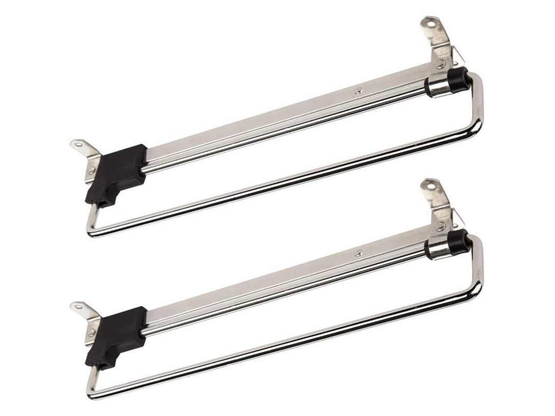 2 Rieles Telescópicos Deslizantes Para Armario, 300 Mm, Capacidad De 8 Kg.