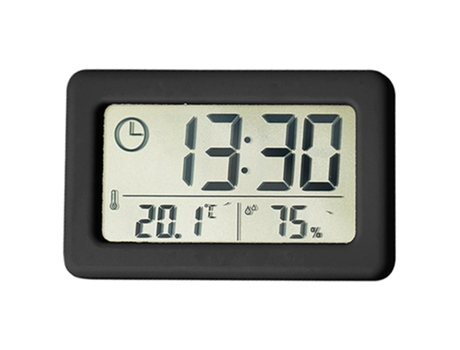 Reloj simple, ligero y delgado, reloj electrónico de temperatura y humedad, reloj conveniente