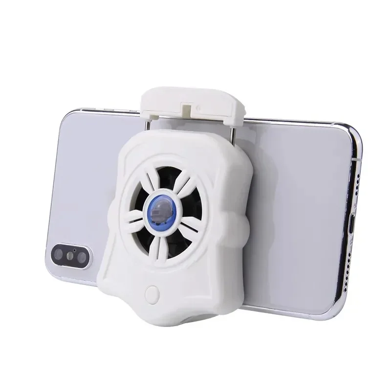 (blanco) Radiador De Ventilador De Enfriamiento Para Teléfono Móvil, Disipador De Calor Recargable