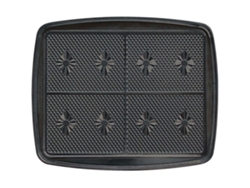 Par de platos de oblea super 2 para gofres 030222 - LAGRANGE