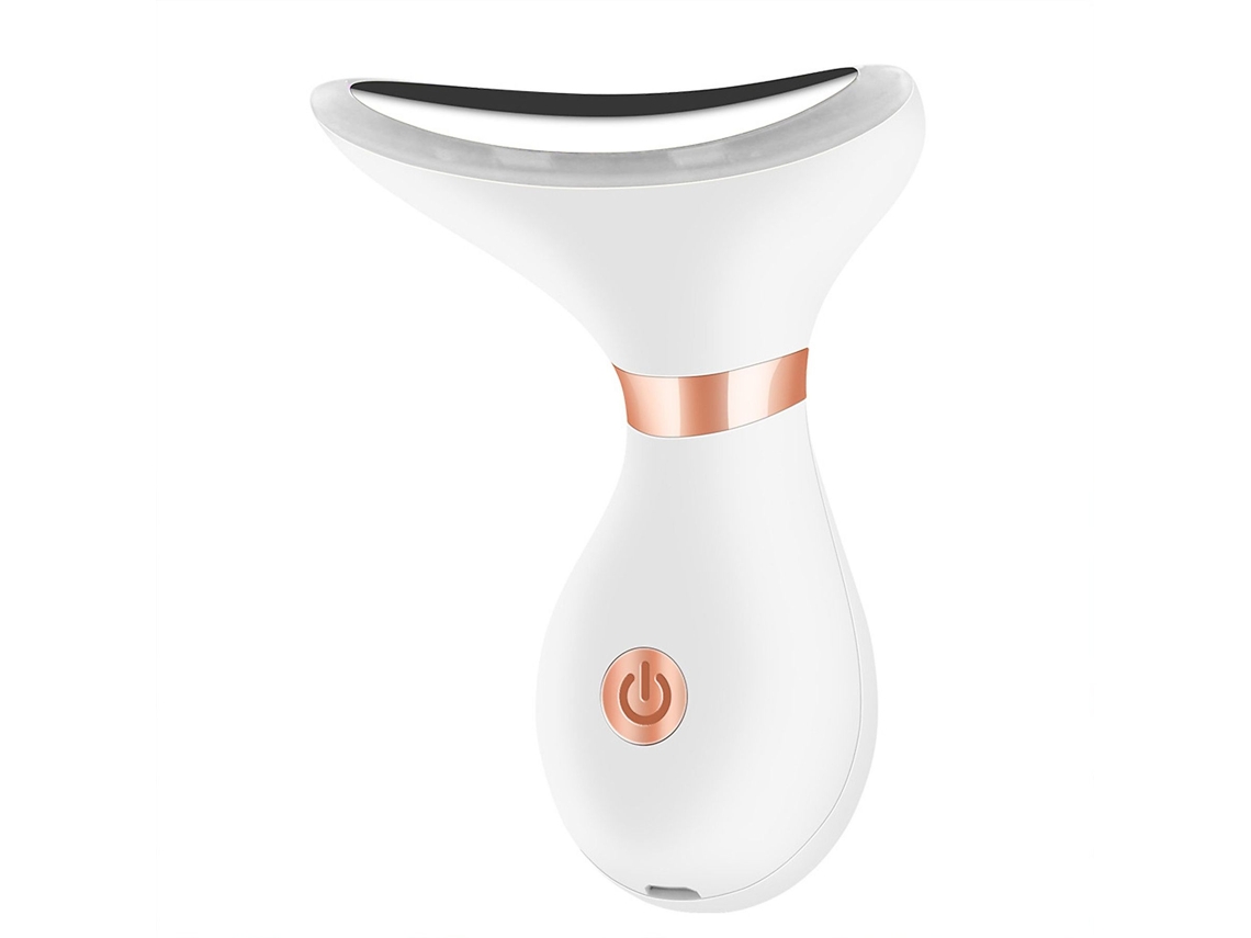 Cuello, Masaje, Estimulación Muscular Eléctrica De Microcorriente Blanco