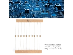 Kit De Resistencias De Película De Carbono 30 Valores 300 Piezas 5% 1/6w 10ω-1mω Para Diy