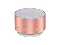 (rosa) Altavoz Bluetooth Inalámbrico, Entrada Auxiliar, Función De Llamada, Tarjeta Tf, Alta Fidelidad