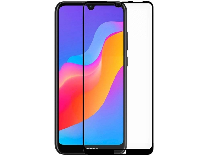 Protector de Cristal Templado Huawei Y6 2019, Honor 8A Full 3D Negro
