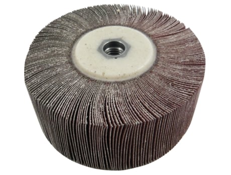CALFLEX-RN12050M14.150-Ruedas mil hojas para amoladoras angulares RN M14 (Ø Ext. 120 mm Espesor 50 mm Núcleo M14 mm Grano 150)