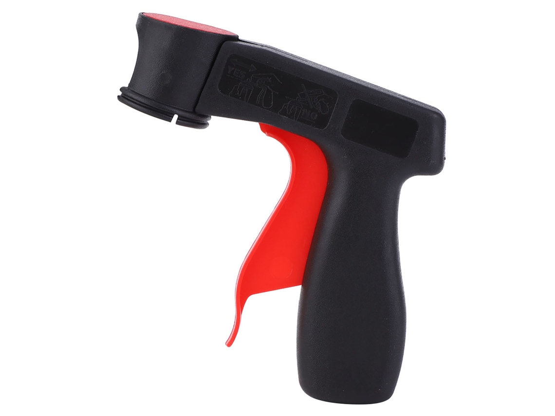 Pistola de pintura aerossol com mangueira ergonômica e porta de abertura da pistola