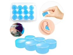 2026-12pcs Tapones De Oreja De Silicona Antirruido Impermeables Reutilizables Para Dormir