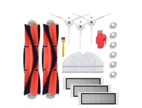 18 piezas para Xiaomi Mi Robot piezas de repuesto de aspiradora para Mi Robot S50 S51 para Robo2 Kit de accesorios de aspiradora