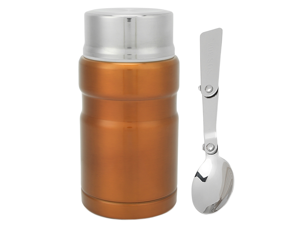 Recipiente Térmico De Acero Inoxidable De 750 Ml/26 Oz Con Cuchara Para Almuerzo/merienda - Thermos