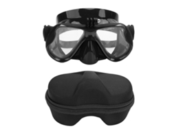 Danu2026-gafas De Buceo Profesionales Con Montura Para Cámara De Acción, Anti-niebla, Lente Templada, Snorkel, Natación, Color Negro