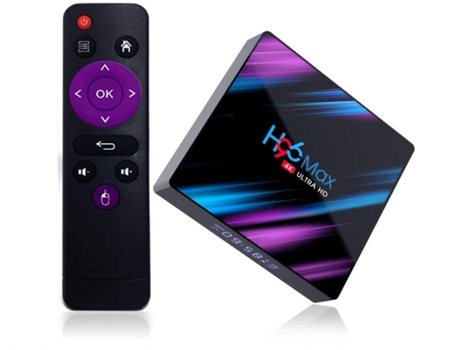 TV Box, 4K Ultra HD TV Box, USB3.0 RK3318 Quad Core, Dual WiFi 2.4G/5G HDMI / 3D 100M Ethernet Android TV Video Play Box (2GB RAM16GB ROM)(Negro) B...