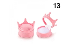 Caja de joyería de terciopelo 2026 para anillos de boda, pendientes, collares y pulseras, Gift Show 13