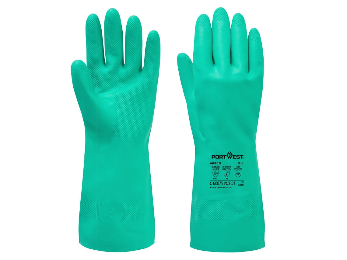 Guantes Nitrosafe Essential Multipack - Protección Química Verde / Xxl