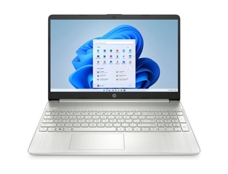Laptop HP 15S-FQ0032NS (Acero - 512 GB SSD - 8 GB RAM - Qwerty Español - Intel)