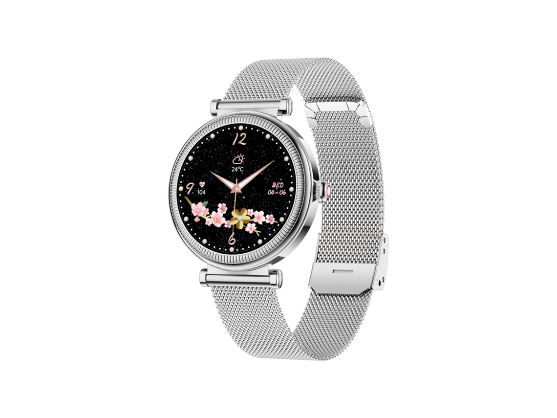 1 Reloj Inteligente de 27 Pulgadas Llamadas Bluetooth Más de 100 Modos Deportivos Monitoreo de Salud Plata YEMAESRE