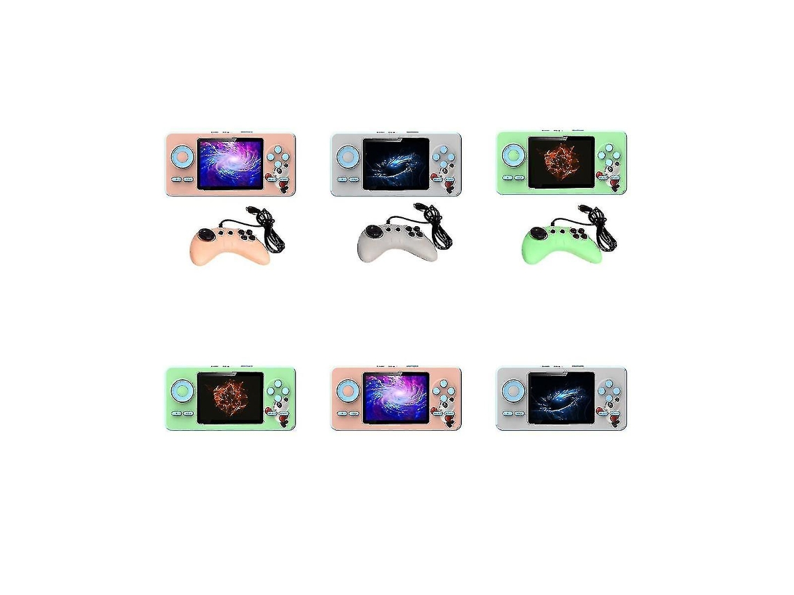 Consola De Juegos 520, Controlador De Juegos Retro, Pantalla De 2,4 Pulgadas, Reproductor De Juegos Portátil, Modo Para Dos Personas (a)