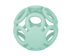 Bola De Dentição Para Bebê Silicone De Grau Alimentar Reduz Dor Infantil Brinquedo Verde