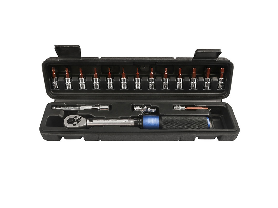 Kit De Llave Dinamométrica Ajustable De 1/4 Y 3/8 Pulgadas, 5-30 Y 10-60 N·m. Herramienta Para Manipular Y Reparar Bicicletas, Motocicletas Y Automóviles.