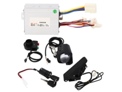 Kit De Conversión Para Bicicleta Eléctrica De 36 V Y 500 W Con Pedal Acelerador, Control Remoto Y Faro Delantero Para Triciclo.