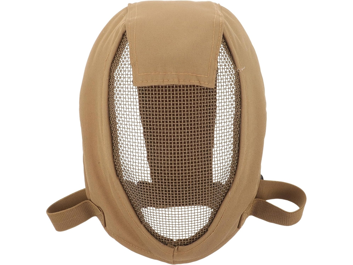 Máscara Protectora Facial Completa De Malla Metálica Transpirable, Protección Facial Completa Para Esgrima Y Juegos.