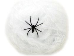 Decoraciones de Halloween DISFRAZZES Telaraña con Araña (20 gr)
