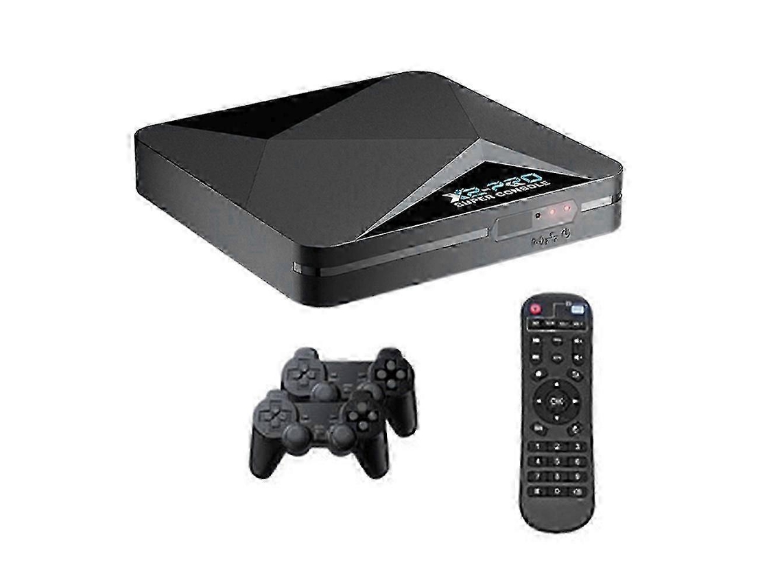 Consola Super Console X2 Pro Retro Smart Game Console TV Box 4K HD Consola de videojuegos clásica Caja de juegos 64 GB Enchufe europeo Hengjian