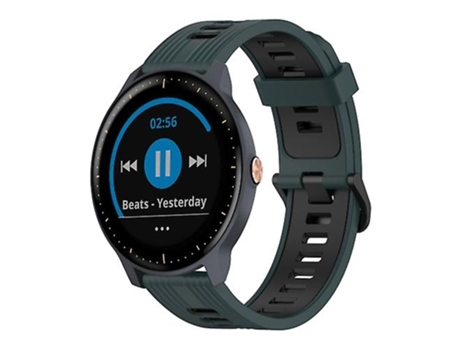 Correa Smartwatch Para Garmin Vivoactive 3 Music 20Mm Verde Oliva - Negro VENISYMLIS