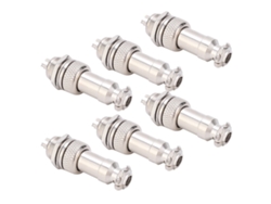 2026-as-conector De Enchufe De Aviación Gx12 3 Pines 5a 450v Macho Hembra Panel Cable Chasis Metal 5 Piezas
