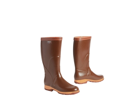Botas de Hombre AIGLE Lluvia Tancar Marrón (42)
