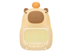 Lámpara de noche Capybara con reloj digital en silicona. Lámpara de noche con forma de animal de Rosewell.