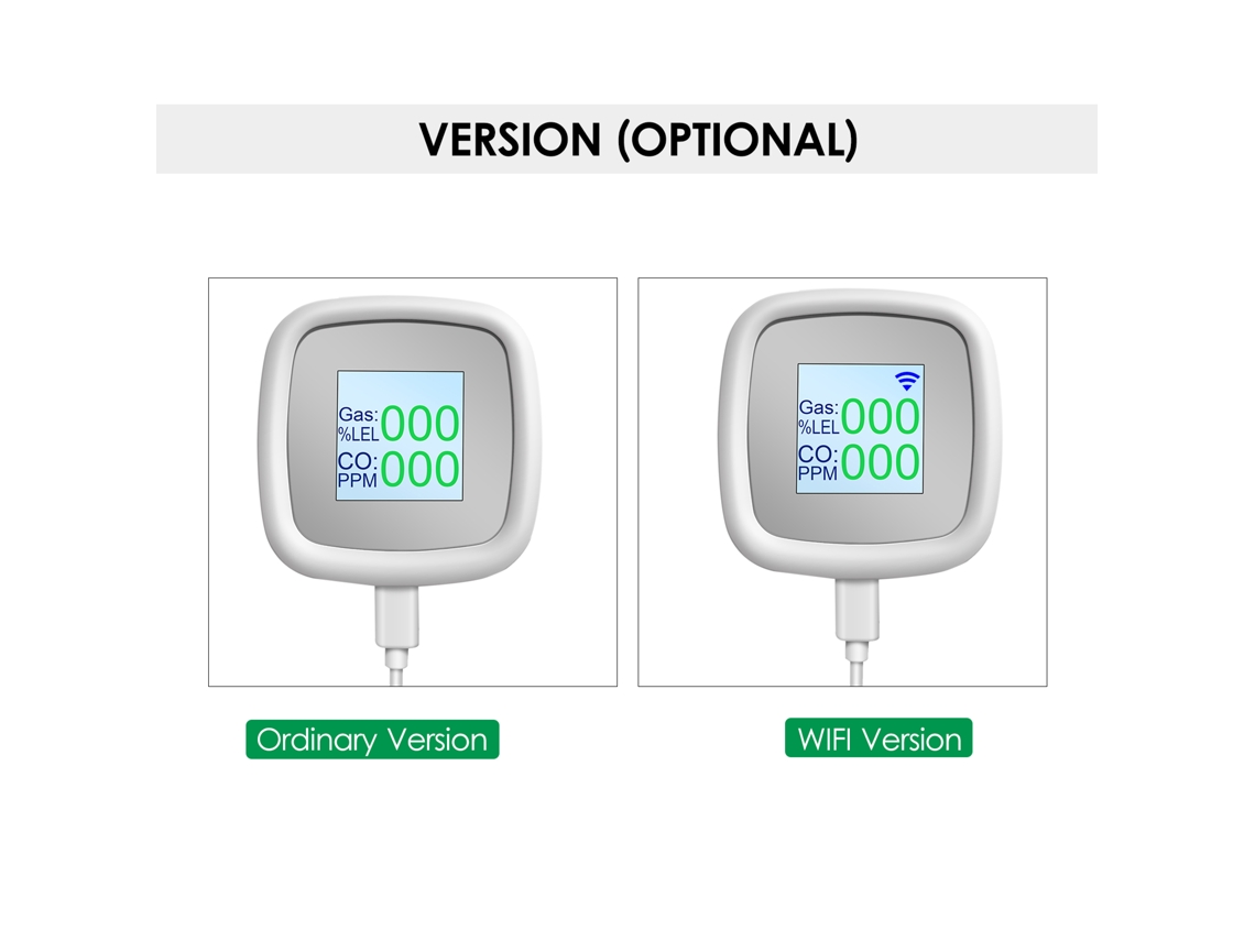 Detector De Gas Combustible Con Alarma Sonora Y Notificaciones App Control Remoto Smartlife Tuya