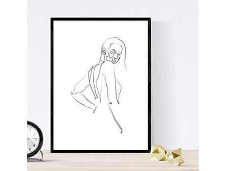 Poster NACNIC Dibujos y Bocetos a Una Linea (A3)