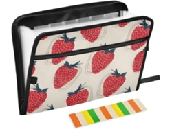 Besportble Carpeta De Fresas Y Documentos Con Cremallera 36.1 X 26.9 X 2 Cm 36.1 X 26.9 X 2 Cm.br carac...