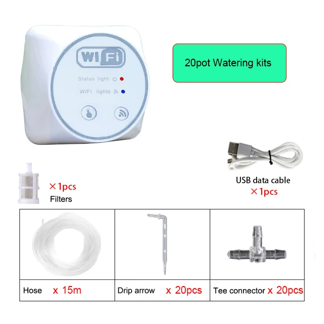 (20 Reguladores) Controlador De Riego Inteligente Wifi Para Jardín, Controle El Riego Con Su Teléfono Móvil.