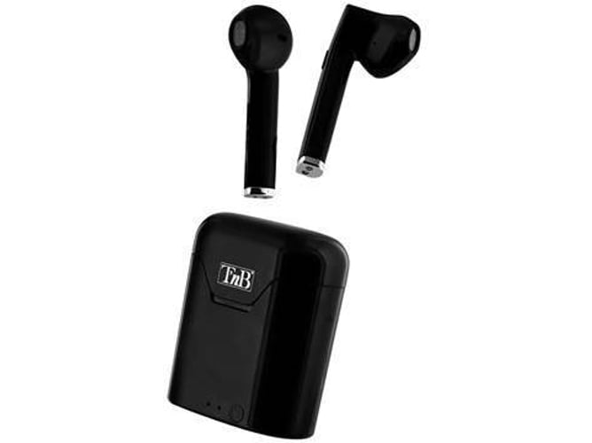 Auriculares Bluetooth True Wireless TNB Ebplaybktws Pret (In Ear - Micrófono - Negro)