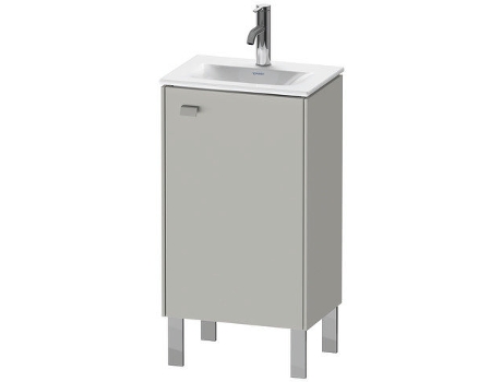 Mueble de lavabo DURAVIT Brioso vertical 44,0 x 31,0 cm 1 puerta abatible a la derecha 1 estante de cristal para lavabo Viu 073345