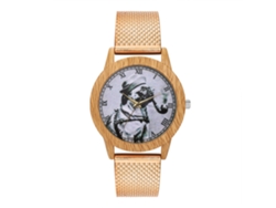 Reloj Casual Unisex De Negocios Con Correa De Silicona Zhoulianfa (oro Rosa)